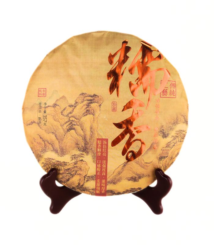 Шу Пуер з Ароматним Рисом 357 грам