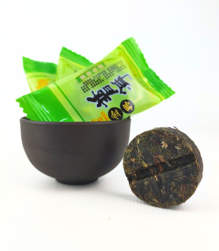 Чай шен пуер з клейким рисом