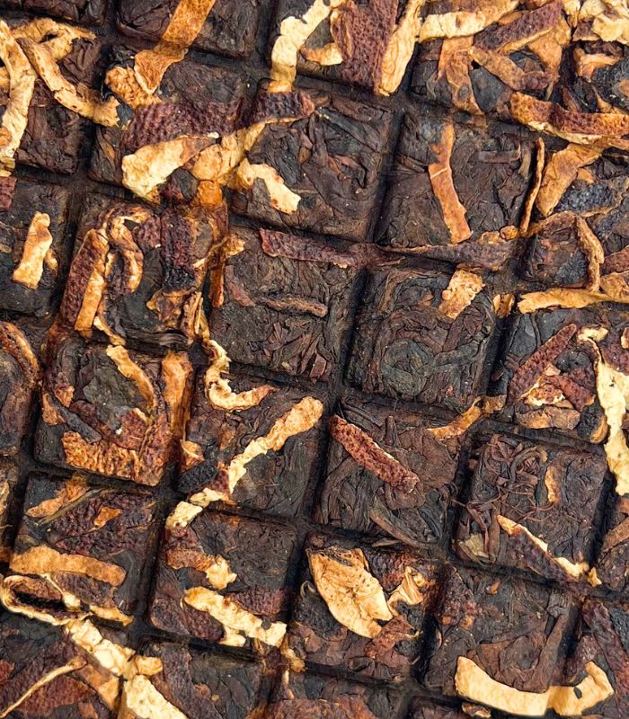 Чай Пуэр с цедрой мандарина