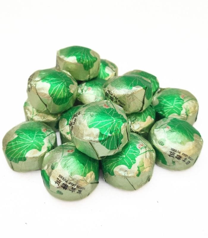 Шу Пуэр с Лотосом, порционный Пуэр, мини точа