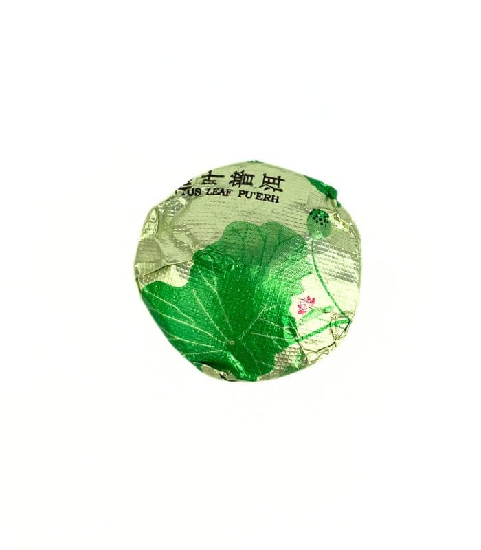 Шу Пуэр с Лотосом 5 грамм Шу Пуэр с Лотосом, порционный Пуэр, мини точа