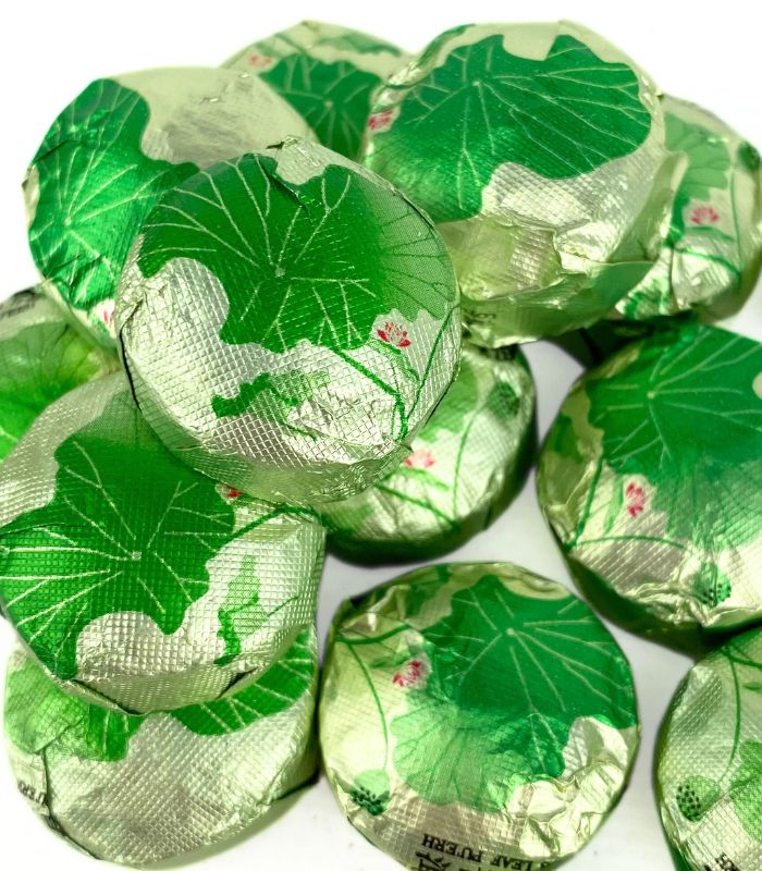 Шу Пуэр с Лотосом, порционный Пуэр, мини точа