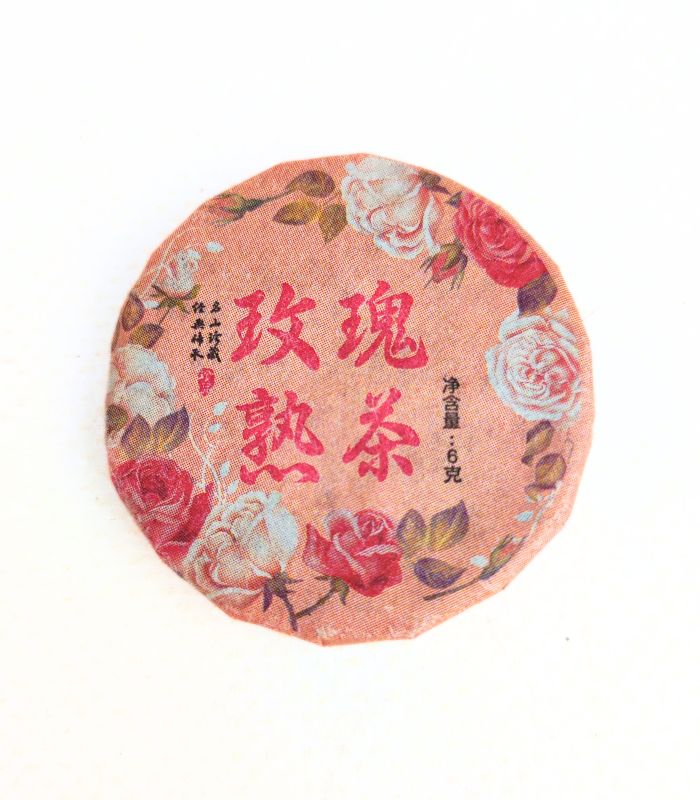 Шу Пуэр с розой Шу Пуэр с розой
