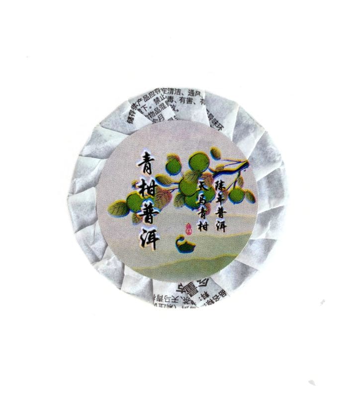 Шу пуер з Зеленим Мандарином 6 грам