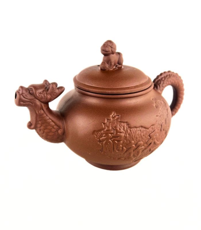 Ісинський Чайник "Дракон" з Пурпурної Глини Цзиша, 600 мл