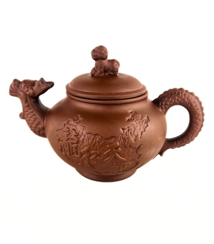 Ісинський Чайник "Дракон" з Пурпурної Глини Цзиша, 600 мл Ісинський Чайник "Дракон" з Пурпурної Глини Цзиша, 600 мл