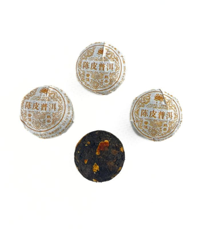 Шу Пуер з Мандарином Порційний Ченьпі Пуер