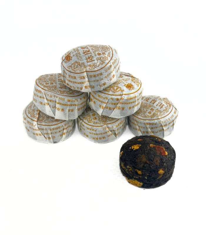 Шу Пуер з Мандарином Порційний Ченьпі Пуер