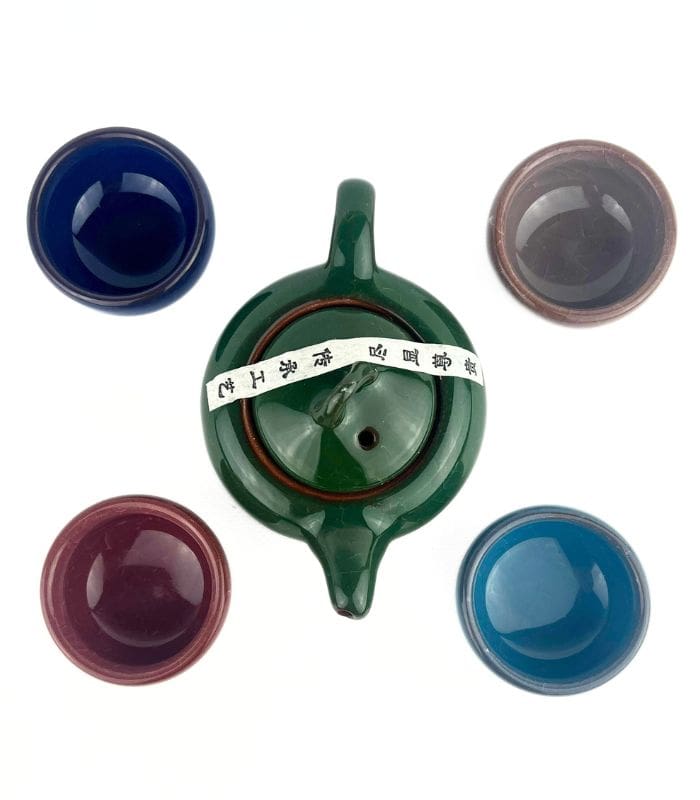 Чайний Набір: Чайник 160 мл + 4 Піали | Для Церемонії | Кераміка