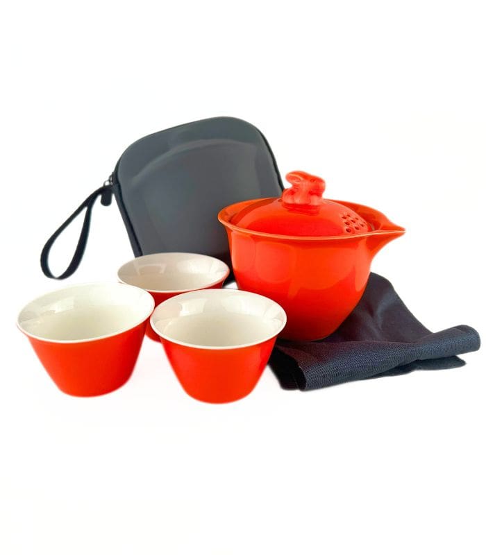 Помаранчевий Чайний Набір в футлярі "Кролик" Помаранчевий Чайний Набір в футлярі "Кролик"