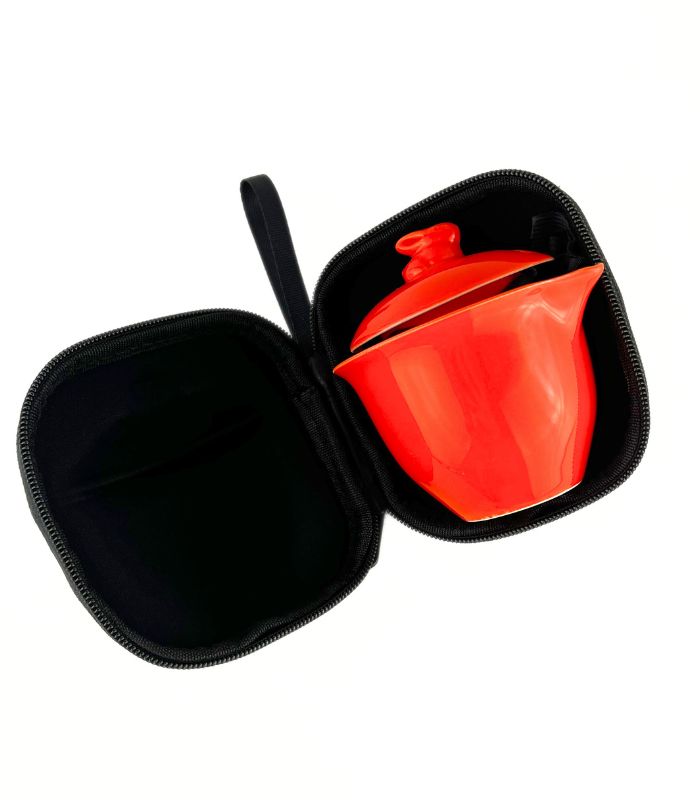 Помаранчевий Чайний Набір в футлярі "Кролик"