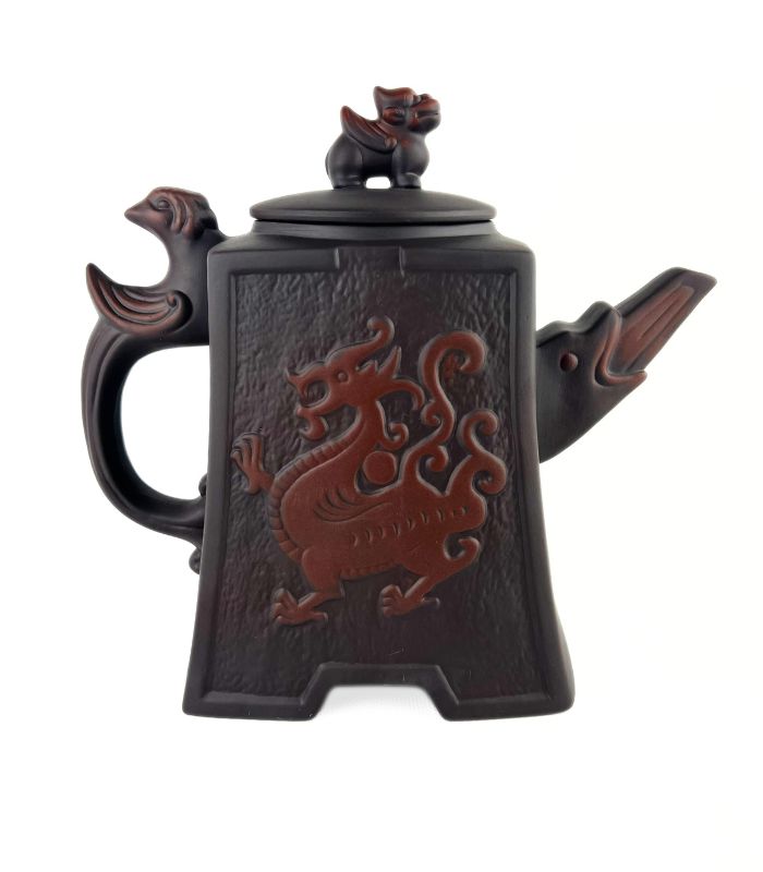Великий Чайник з Глини "Дракон"