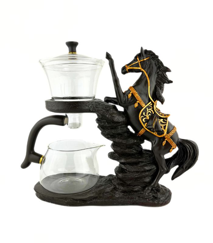 Заварник з магнітом напівавтоматичний скляний "Чорний Кінь"