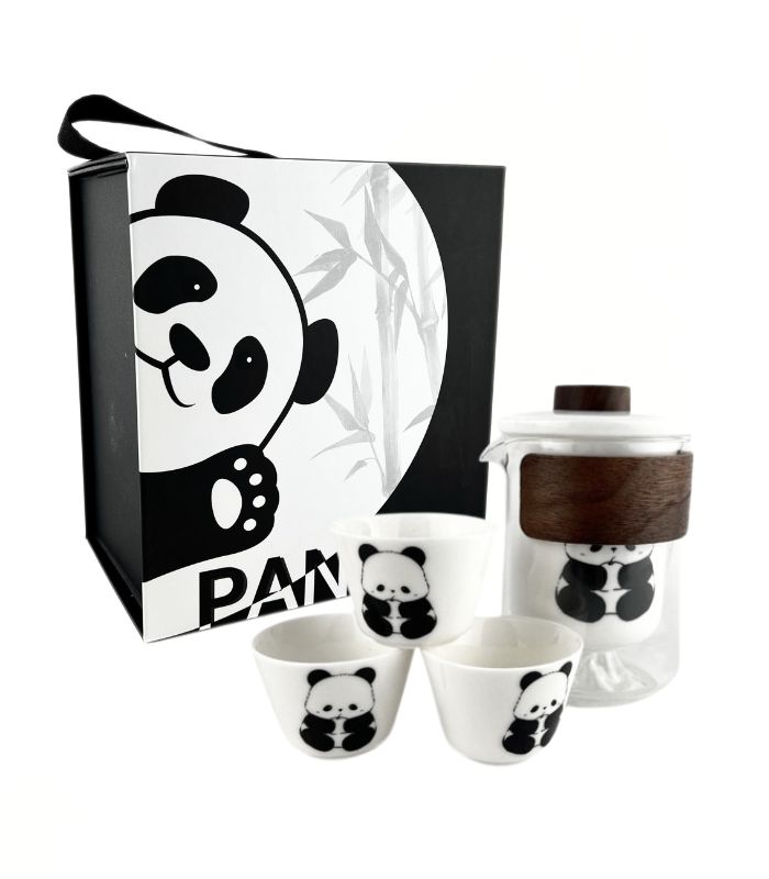 Портативний дорожній чайний набір "Панда"